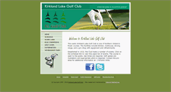 Desktop Screenshot of klgolfclub.com